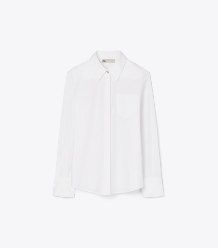 Bunny Knot Poplin Shirt by Tory Burch