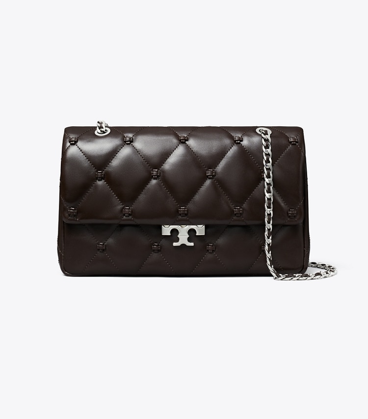 Tory Burch designer shoulder bags Bunny Knot Shoulder Bag in Cocoa front