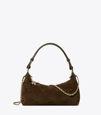 Bunny Knot Suede Pochette
