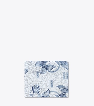 Tory Burch designer linens Butterfly Batik Cocktail Napkin, Set of 4 in Multi front