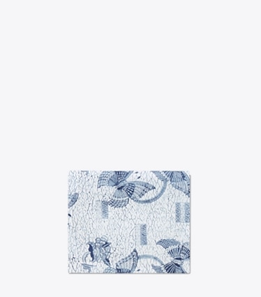 Tory Burch designer linens Butterfly Batik Cocktail Napkin, Set of 4 in Multi front