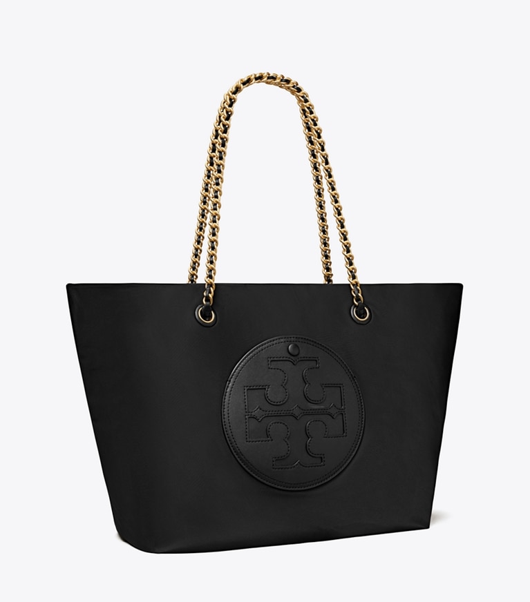 Tory Burch designer cabas Cabas Ella à chaînette in Black angle