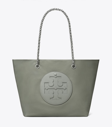 Tory Burch designer cabas Cabas Ella à chaînette in Shale Rock front