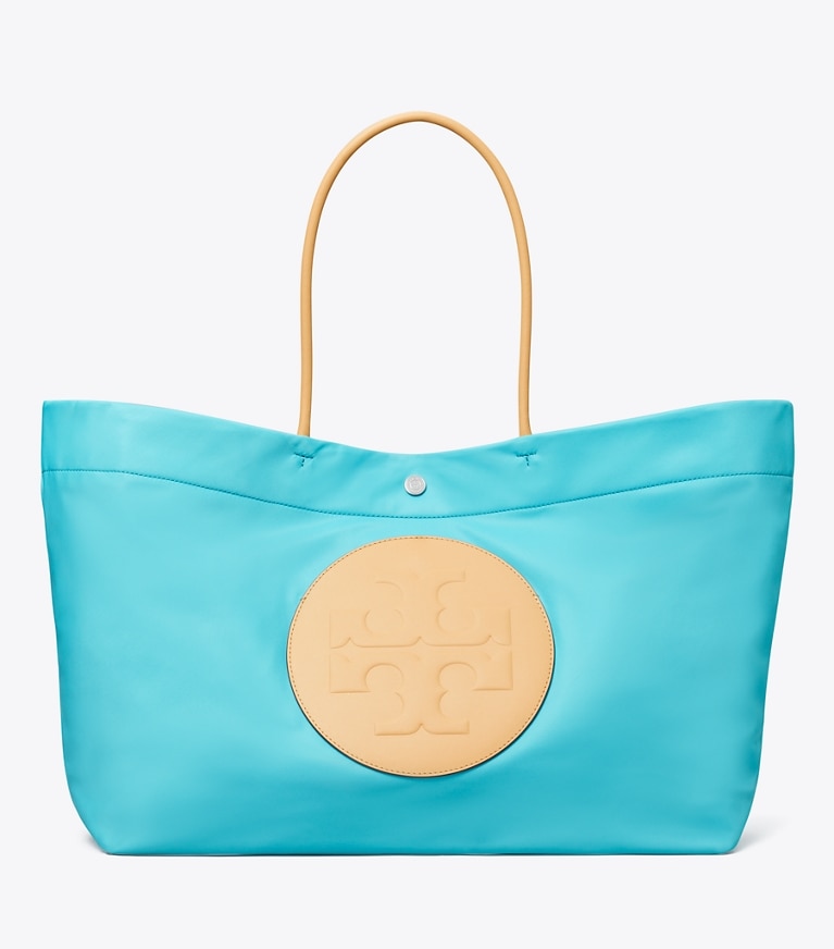 Tory Burch designer cabas Cabas Ella Twist in Soft Turquoise front