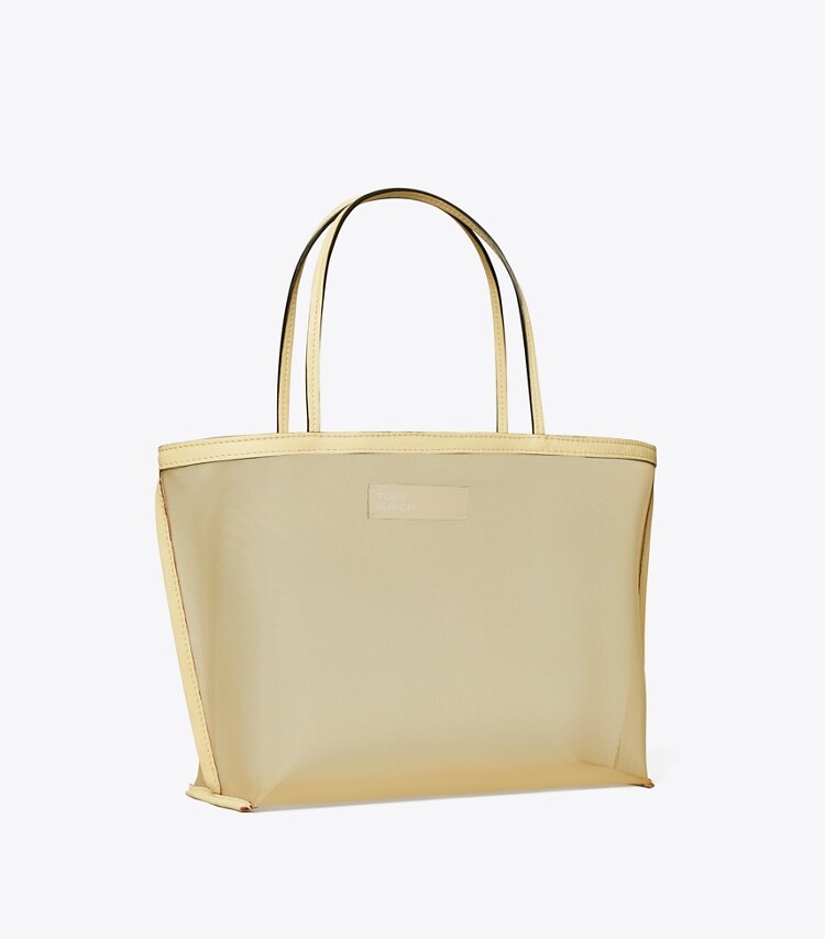 Tory Burch designer cabas Cabas en maille dans Warm Sand angle