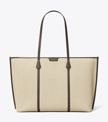 Tory Burch designer cabas Cabas en toile Perry in Natural front