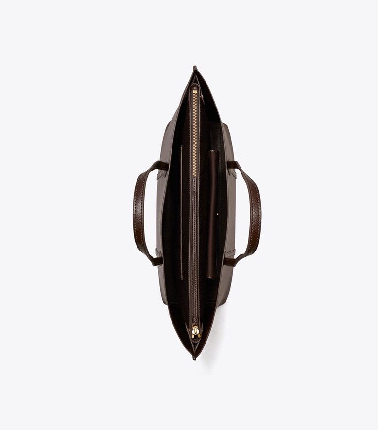 Tory Burch designer cabas Cabas Perry in Deep Brown dessus