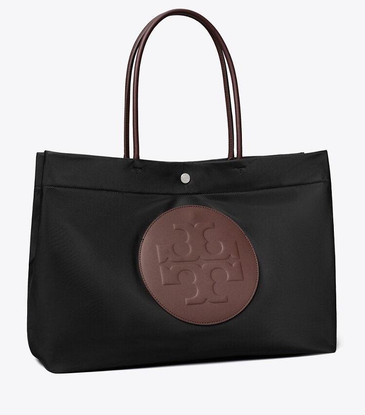 Tory Burch designer cabas Cabas réversible Ella Twist dans Black angle
