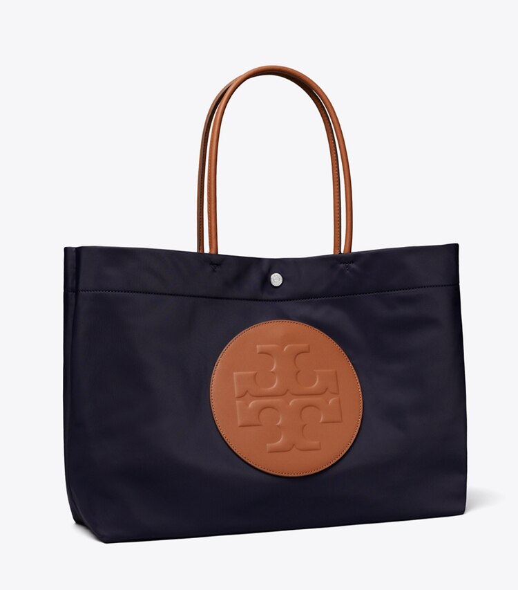 Tory Burch designer cabas Cabas réversible Ella Twist dans Navy angle