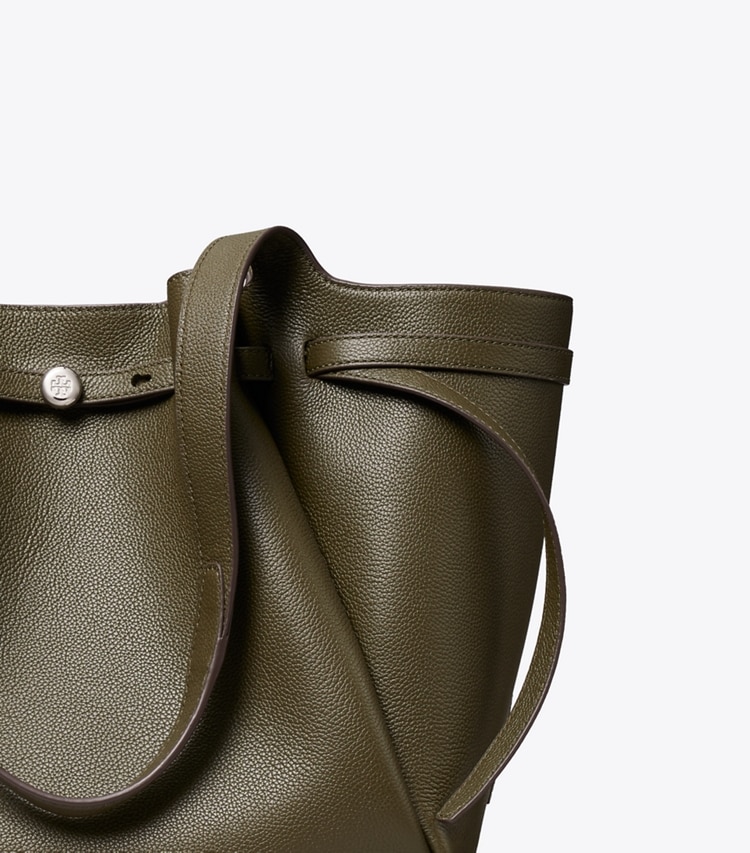 Tory Burch designer cabas Cabas Romy in Dark Olive informations