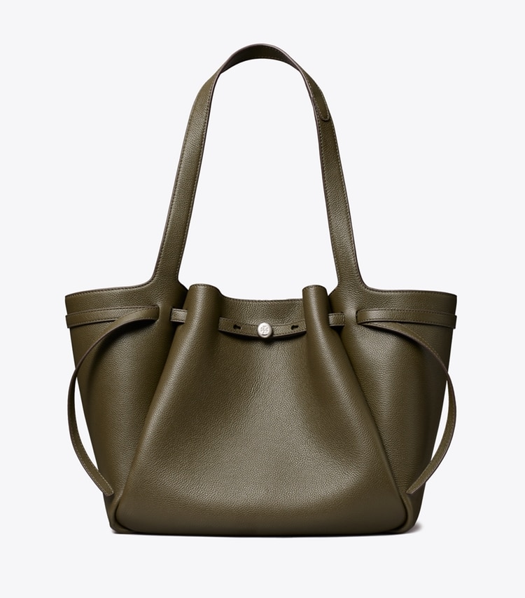 Tory Burch designer cabas Cabas Romy in Dark Olive front