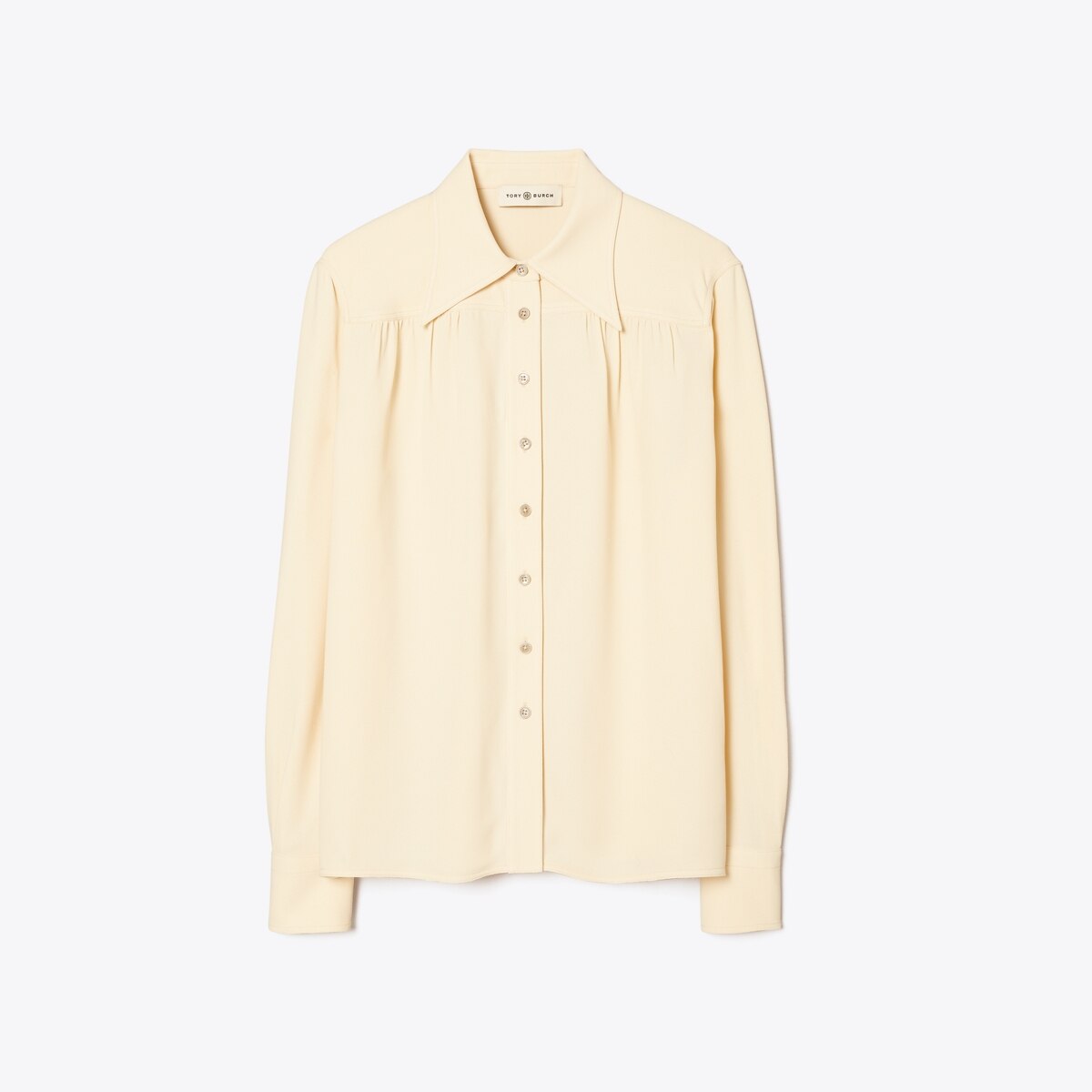 Cady Crepe Shirt: Women's Designer Tops | Tory Burch