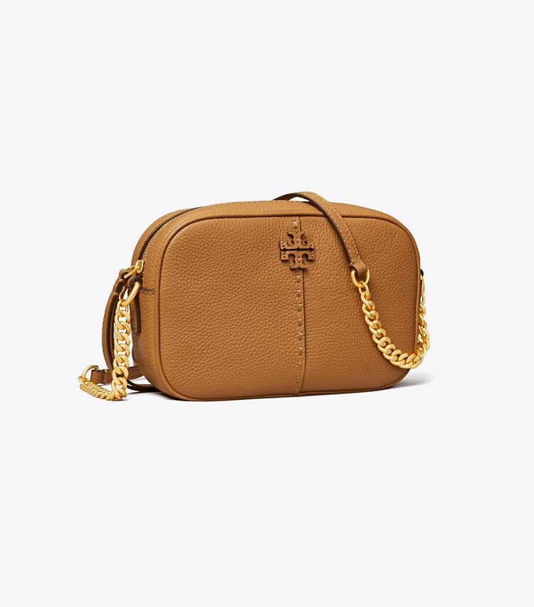 Tory Burch designer borse a spalla Camera bag McGraw in Tiramisu angle