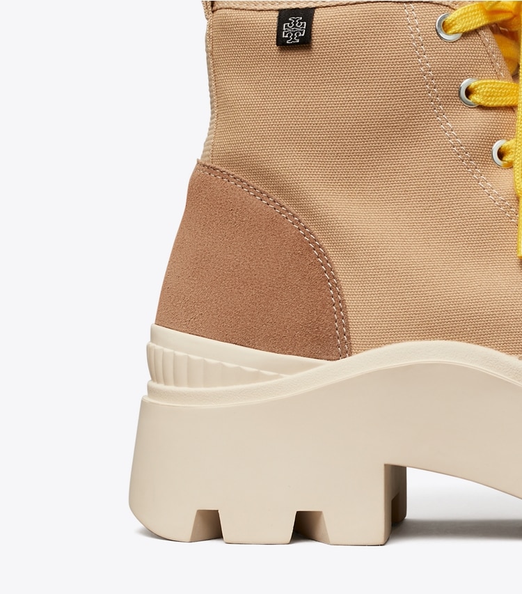 Tory Burch designer stiefeletten Camp Sneakerstiefelette in SAND TAN/ SAND TAN detail