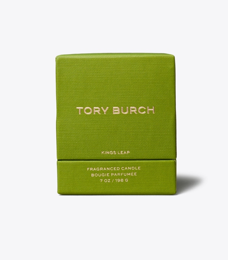 Tory Burch designer candles Candle in Kings Leap detail