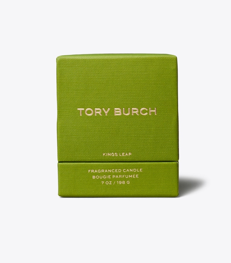 Tory Burch designer candles Candle in Kings Leap detail