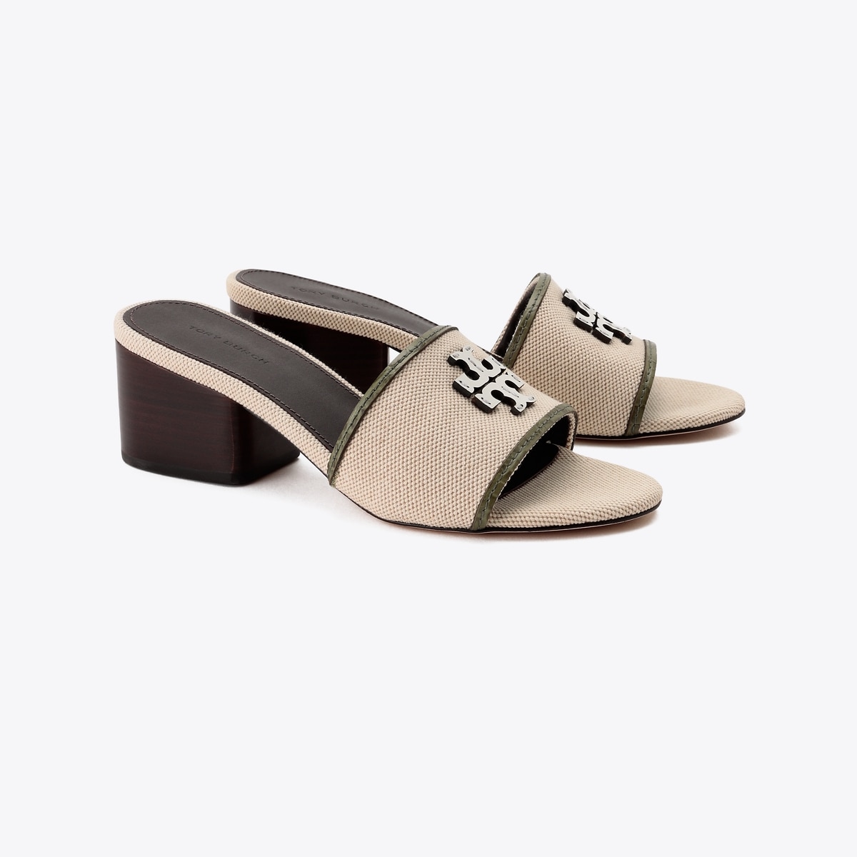 キャンバス ブロックヒール: レディース サンダル | Tory Burch JP