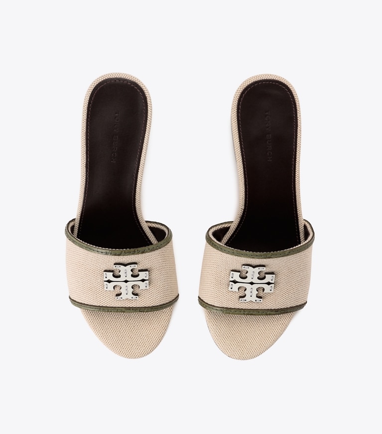 キャンバス ブロックヒール: レディース サンダル | Tory Burch JP