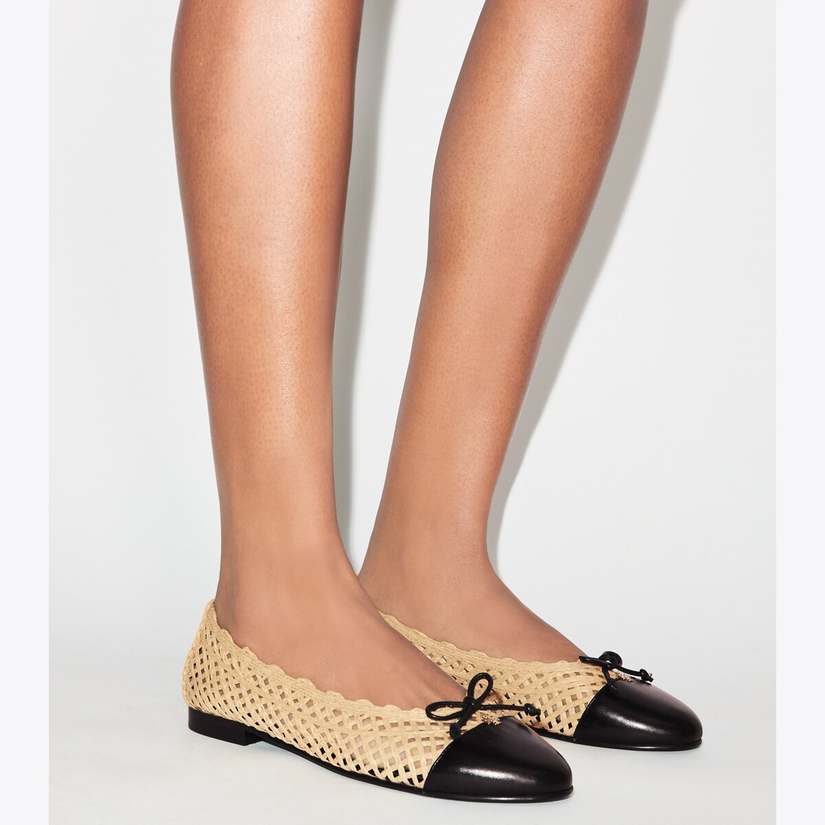 Cap-Toe Ballet: Women's Designer Flats | Tory Burch