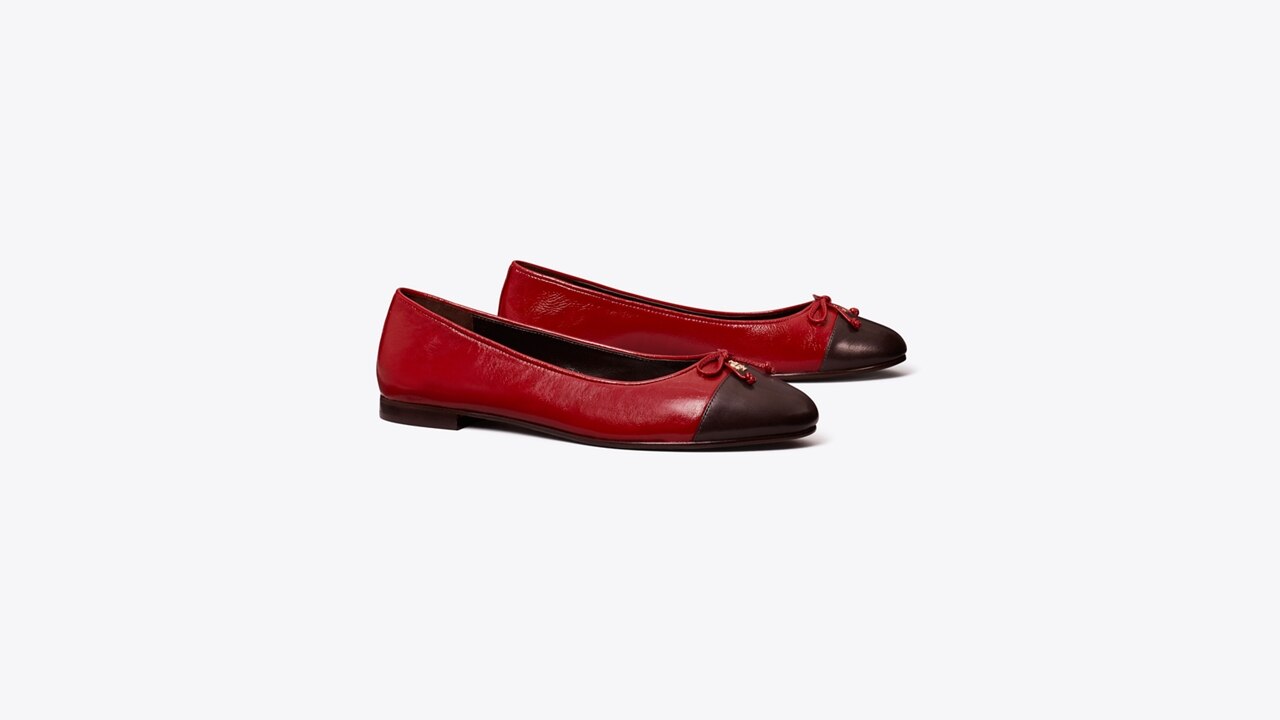 TORY BURCH, Brick red Women's Loafers