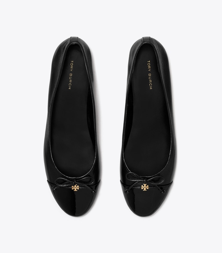 Tory burch shops patent leather flats