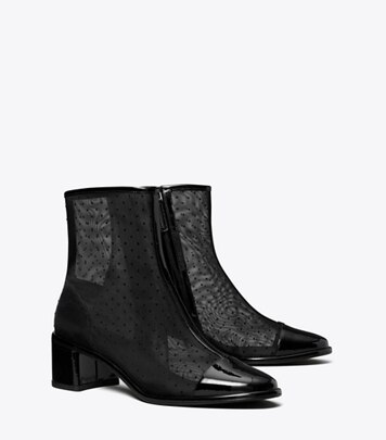 Designer black ankle boots hotsell