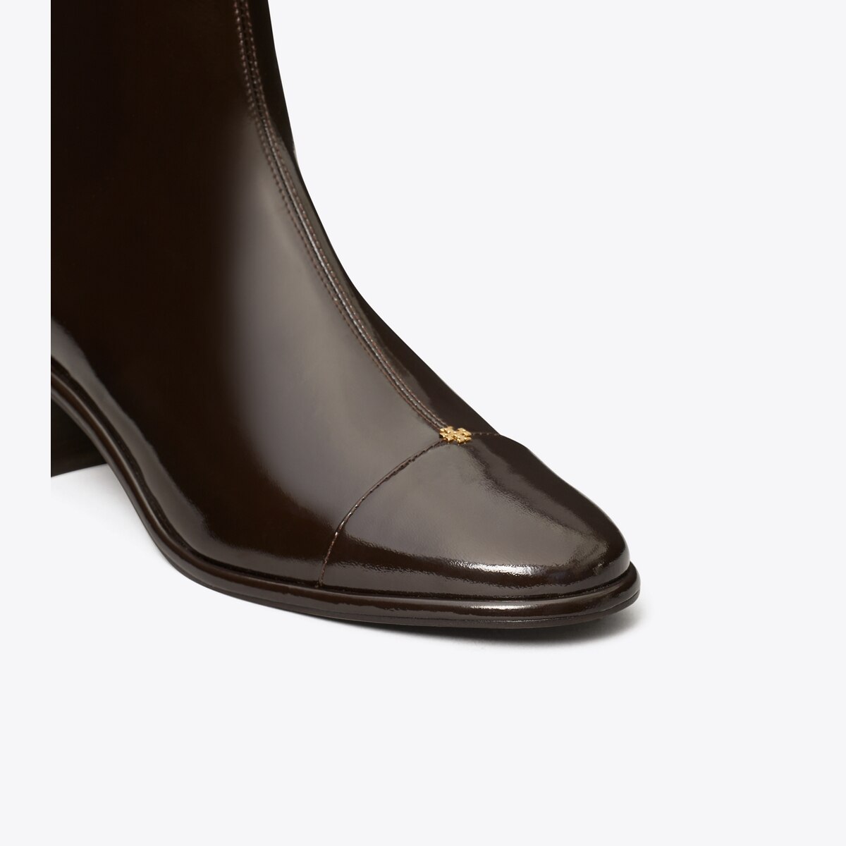 ショートブーツ・ブーティ Tory Burch FW24 CAP TOE BOOTIE (161772 201) Cap-Toe Low-Heel Ankle Boot: Women's Shoes | Ankle Boots