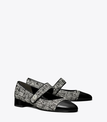 キャップトゥ メリージェーン ワイド: レディース フラット | Tory