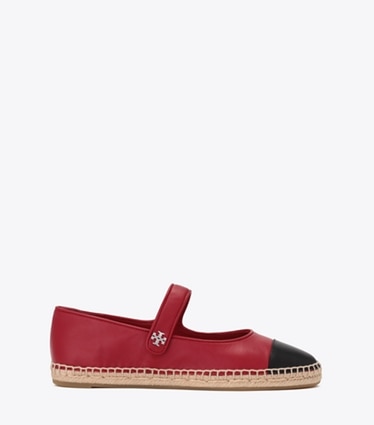 譲渡決定【トリーバーチ】【未使用】【ウィメンズエスパドリーユ】 TORY BURCH（トリーバーチ） スリッポン キャップトゥ メリージェーン