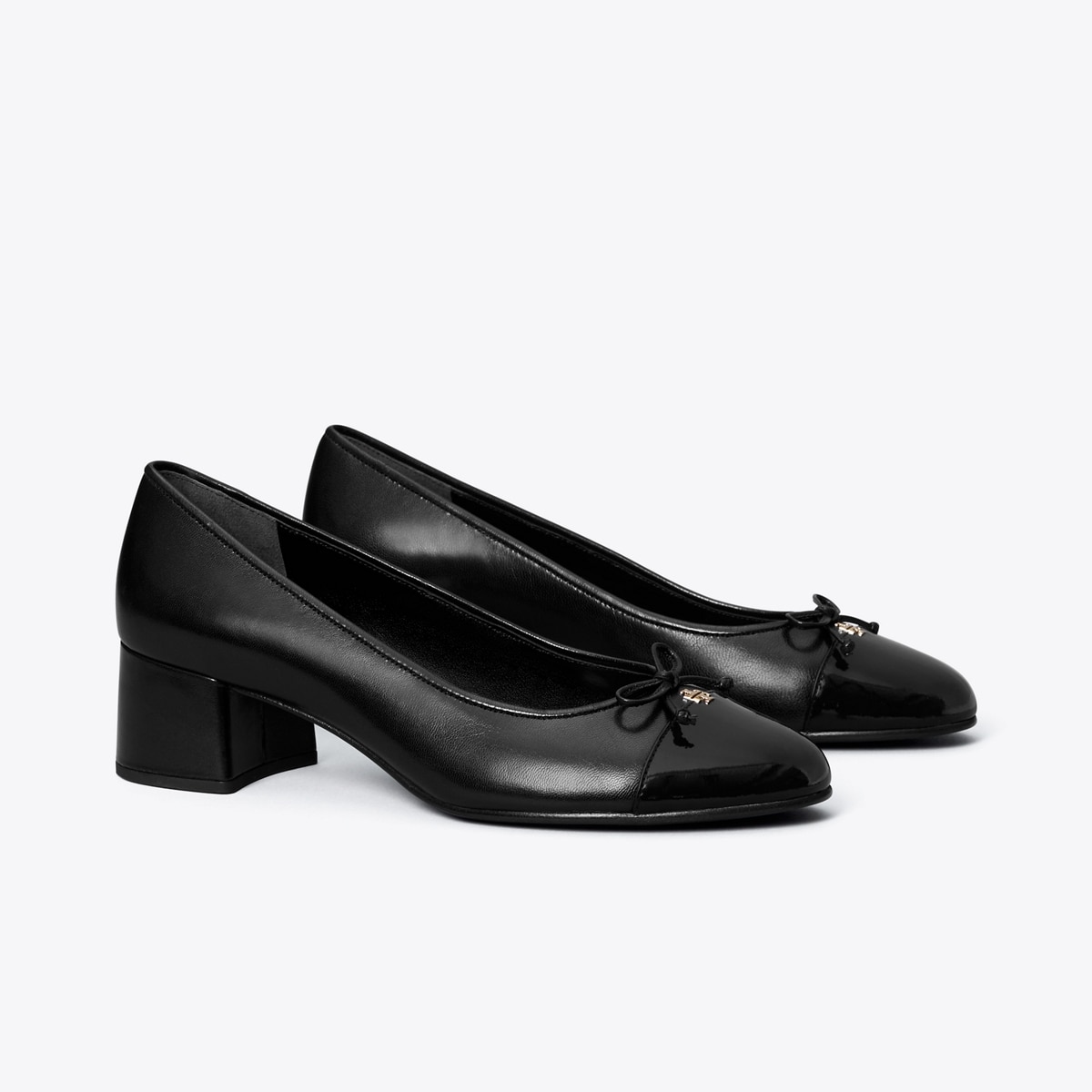 Tory Burch Women's Bow Leather Pumps - Black - 7.5