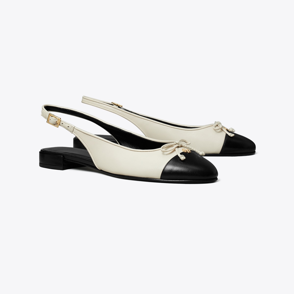 Cap-Toe Slingback: Women's Designer Flats | Tory Burch