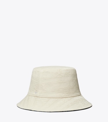 Tory Burch designer cappelli Cappello a falda larga Sublime in Sandshell front