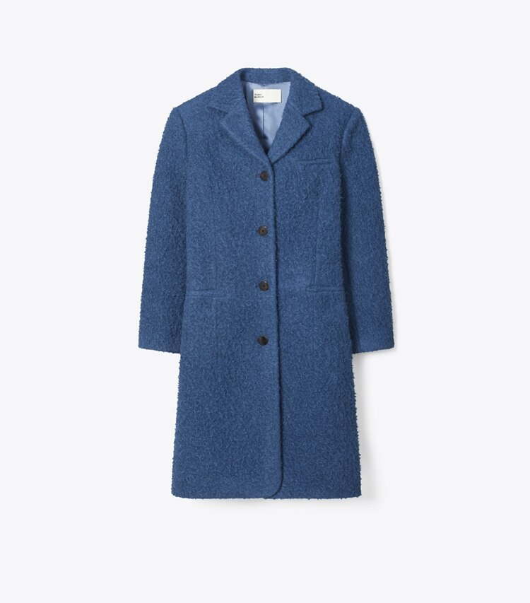Tory Burch designer cappotti Cappotto oversize in lana in Bright Blue front
