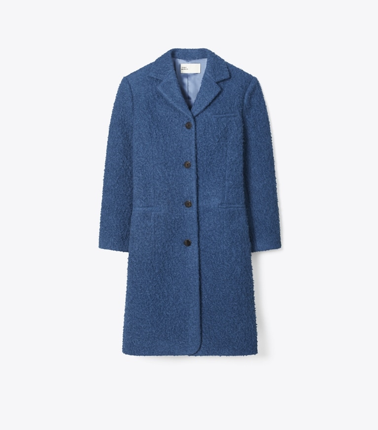 Tory Burch designer cappotti Cappotto oversize in lana in Bright Blue front