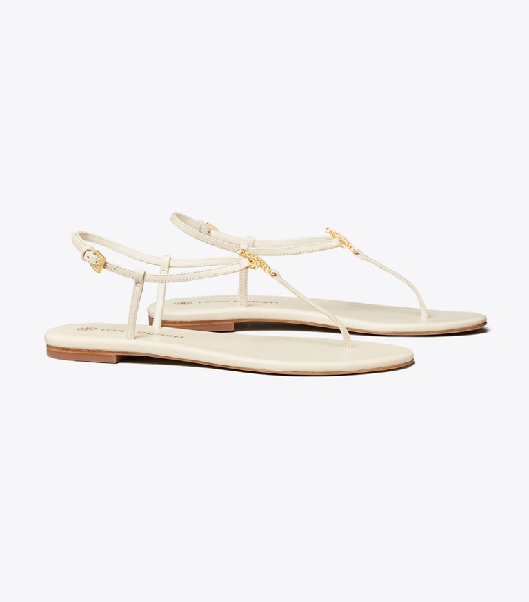 Tory Burch designer sandals Capri Strap Sandal in NEW IVORY angle