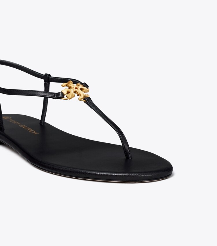 Tory Burch designer sandals Capri Strap Sandal in PERFECT BLACK detail