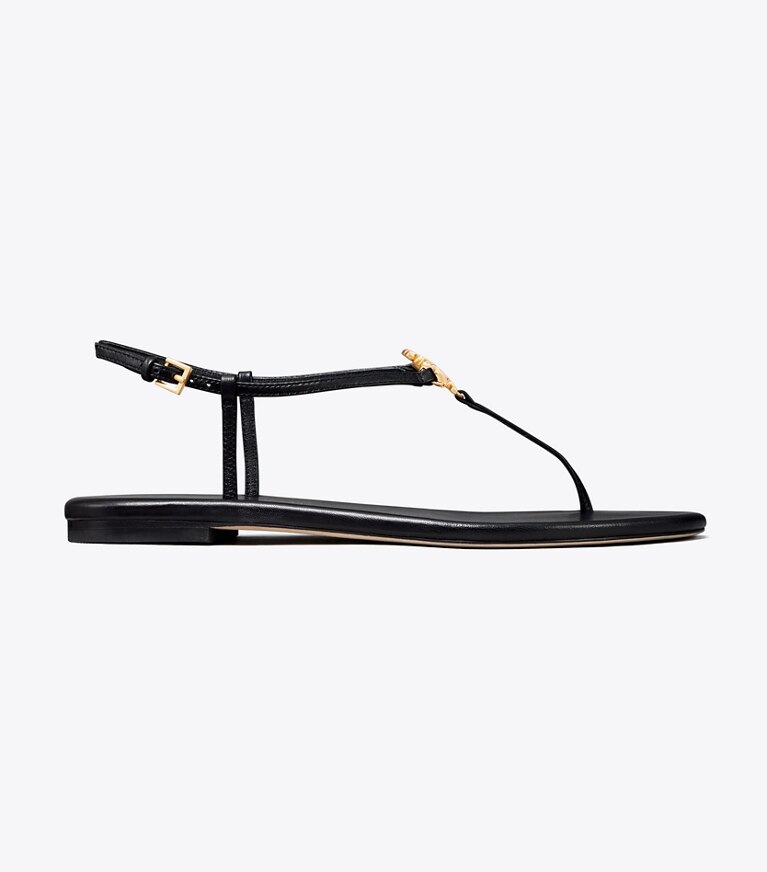 Tory Burch designer sandals Capri Strap Sandal in PERFECT BLACK side
