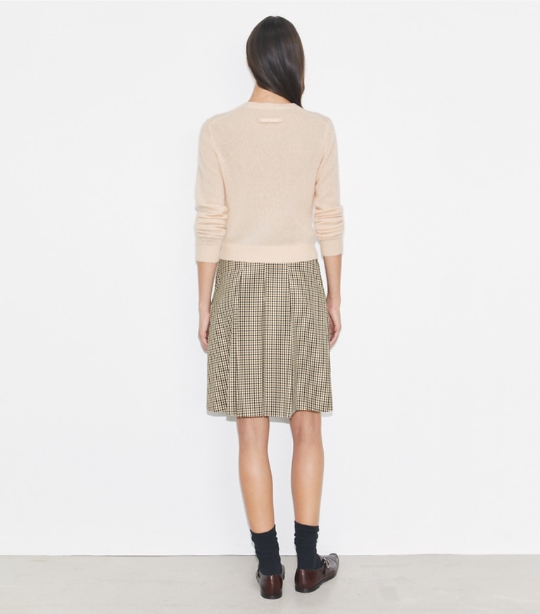 Tory Burch designer strickware Cardigan aus Kaschmir und Seide in Archroma 108-210 front