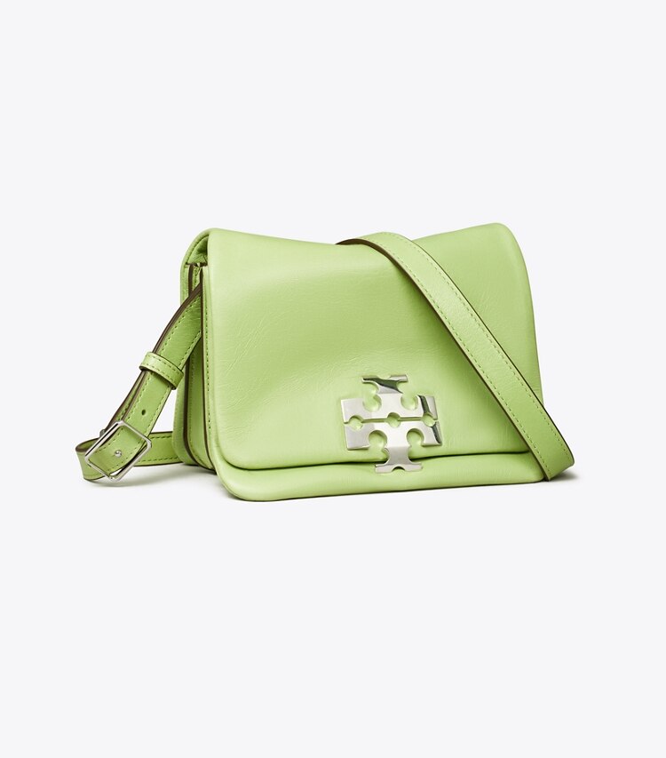 Tory Burch diseñador bolsos de hombro Cartera de hombro Charlie Runway en Celery Juice ángulo
