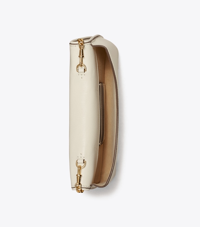 Tory Burch diseñador carteras de mano Cartera de mano reva en NEW IVORY vista superior