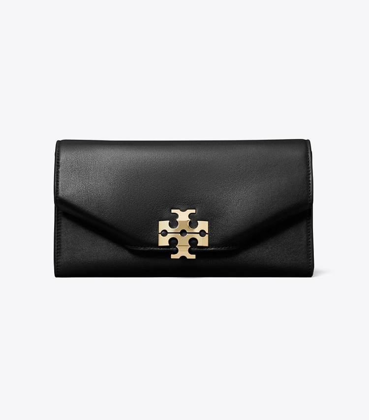 Tory Burch diseñador carteras de mano Cartera de mano tipo sobre Charlie en Black frente