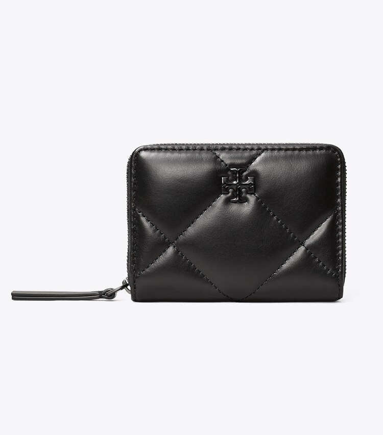 Tory Burch diseñador carteras Cartera pequeña Kira Diamond Quilt en Black frontal