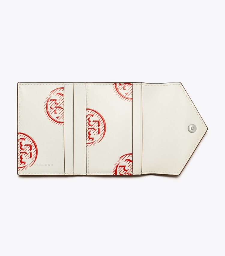 Tory Burch diseñador carteras Cartera sobre pequeña de piel en Red Sky vista superior