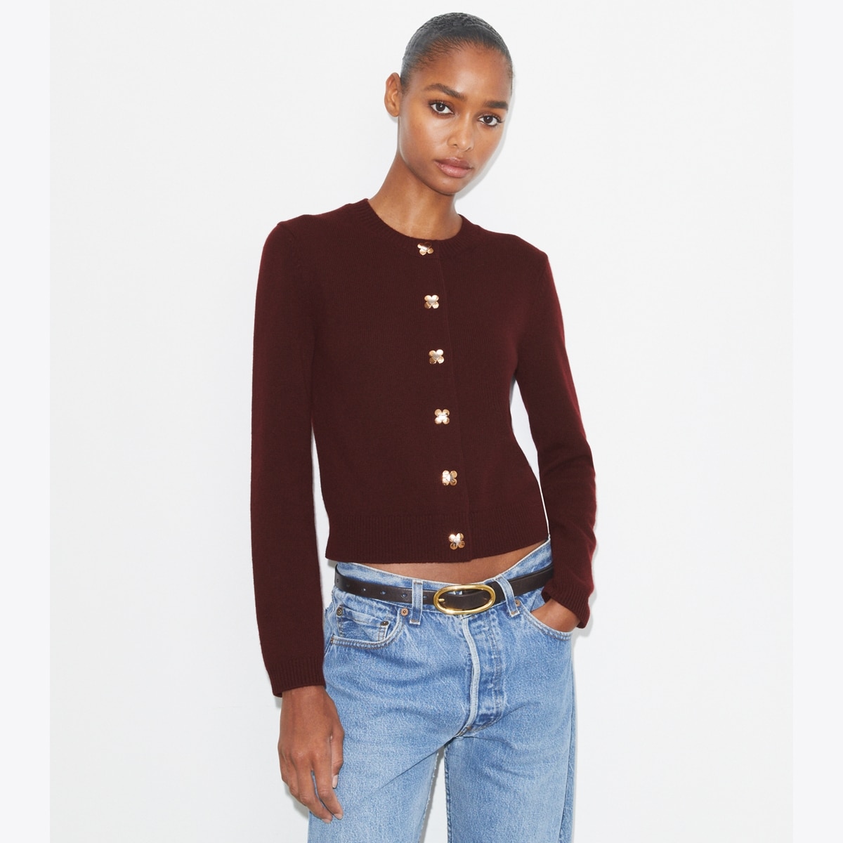 Cashmere Cardigan: Women's Designer Sweaters | Tory Burch
