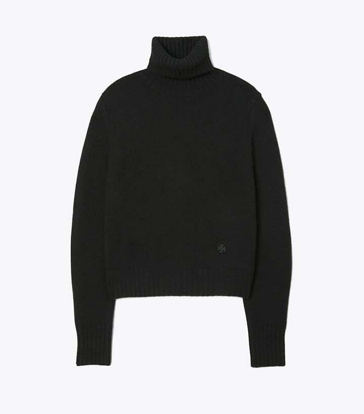Cashmere Fitted Turtleneck: Women's Designer Sweaters | Tory Sport