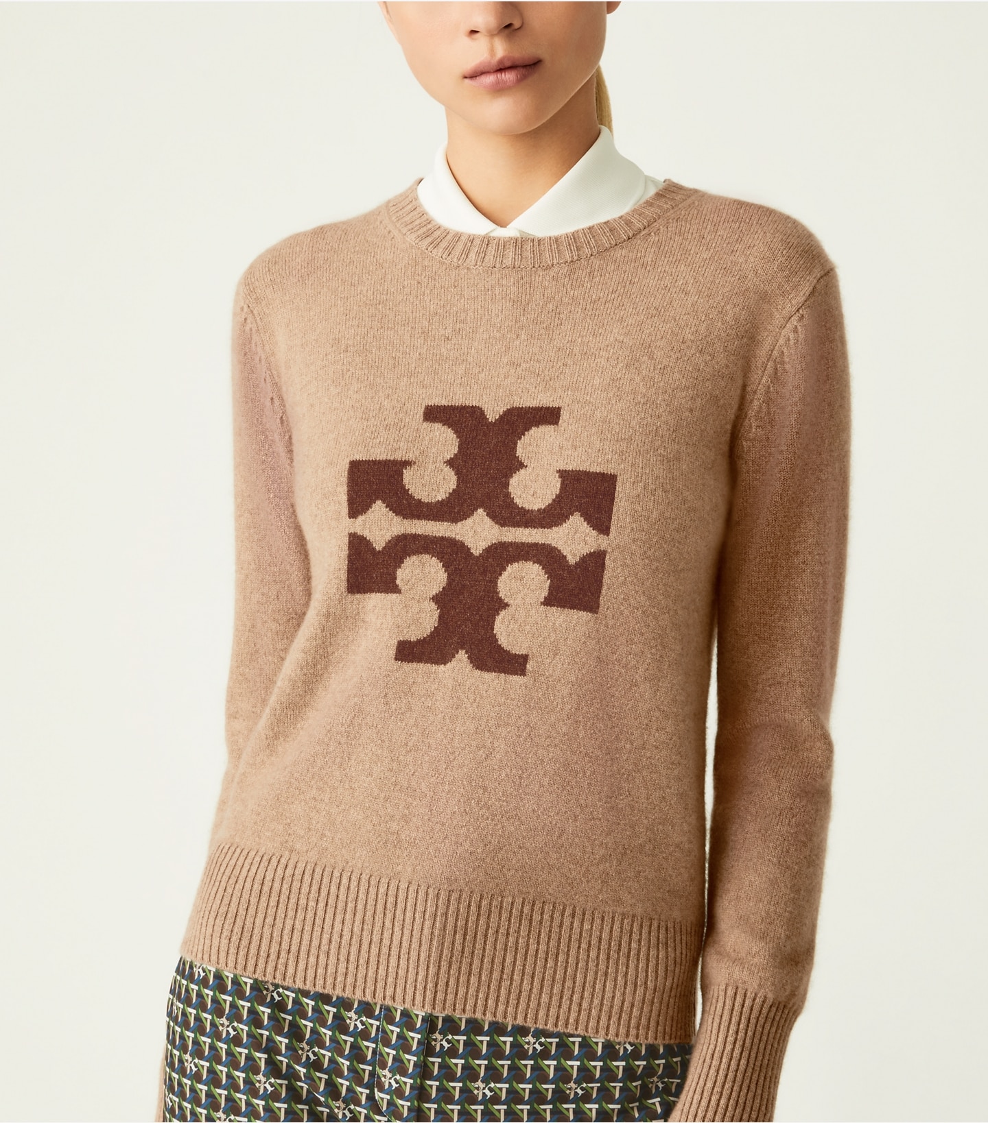 Cashmere Logo Crewneck