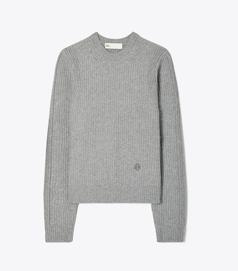 Cashmere Ribbed Sweater: Women's Designer Sweaters | Tory Sport
