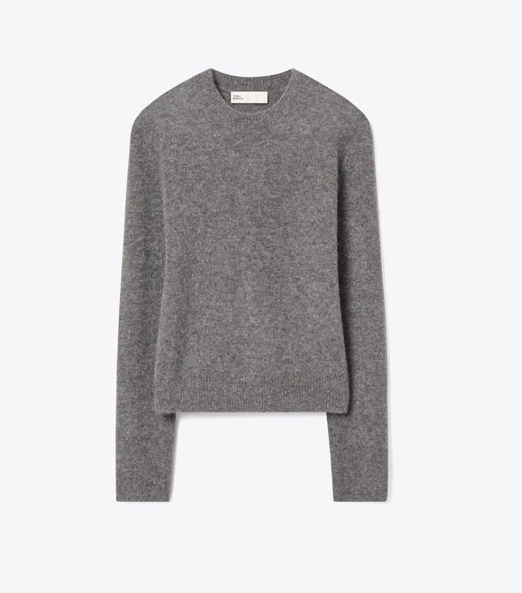 Tory Burch designer セーター カシミア シルク セーター in Gray front