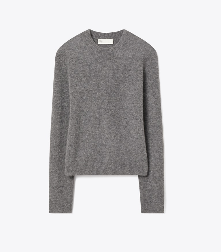 Tory Burch designer セーター カシミア シルク セーター in Gray front