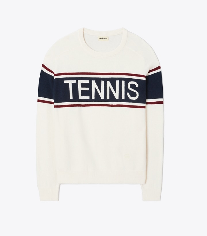 Cashmere Tennis Sweater: Women's Designer | Tory Sport
